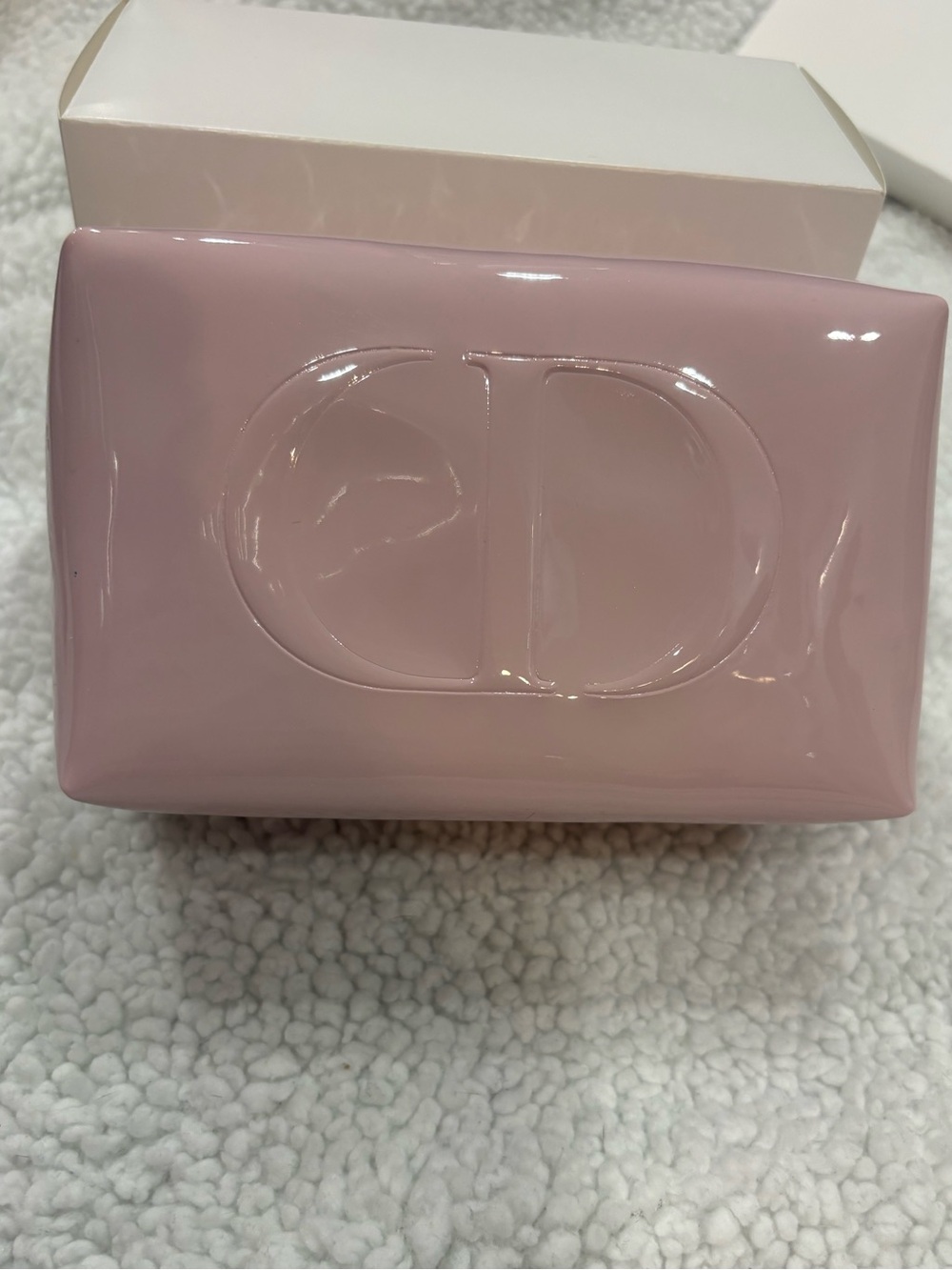 NWT pink dior makeup pouch